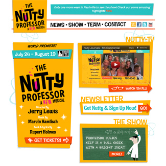  Nutty Professor Musical  Our Work Websites