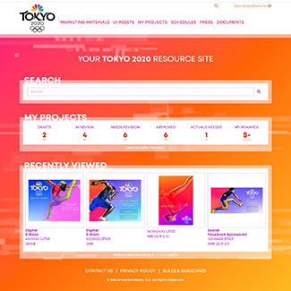  Olympics Marketing Franchise Extranet  Our Work Websites